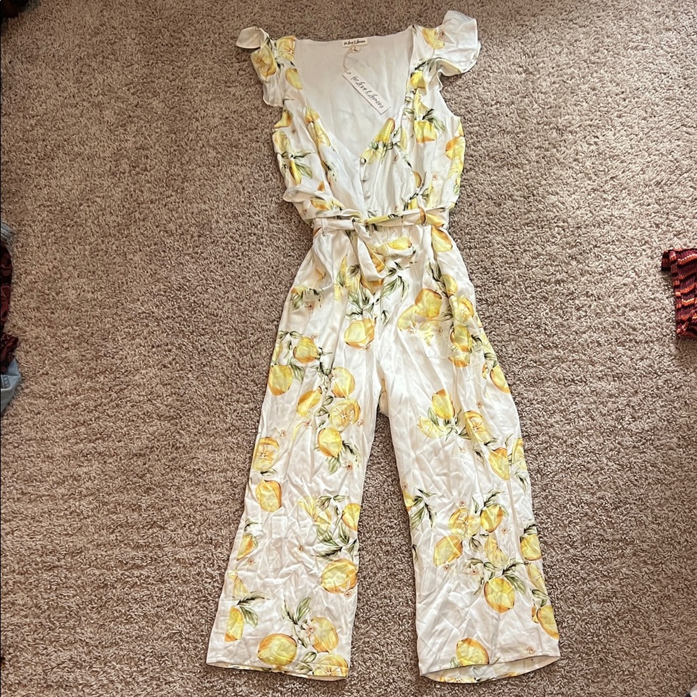 For Love & Lemons Lemon jumpsuit
